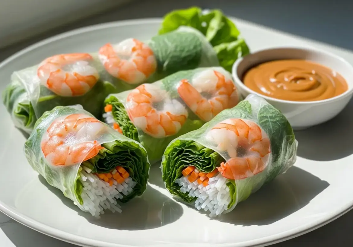 Vietnamese Fresh Spring Rolls (Goi Cuon)