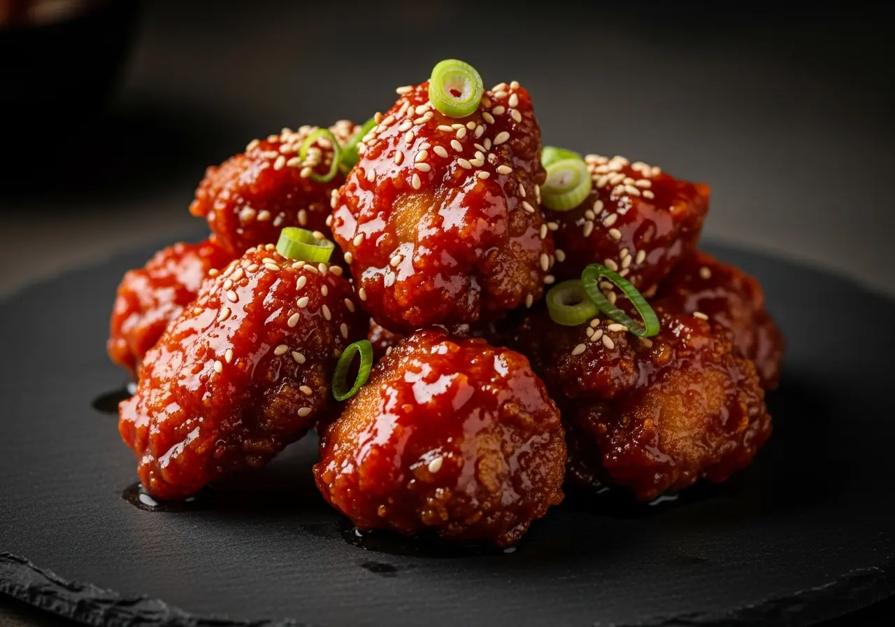 Korean Fried Chicken (Dakgangjeong)